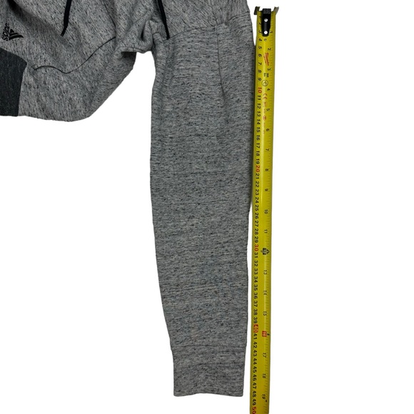 ADIDAS SweatshirtGray Hoodie Pullover Size S - Picture 8 of 10